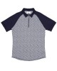 Jacquard Color Block Short-sleeved Polo Shirt