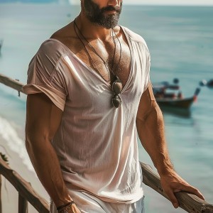 Men's Holiday Light Casual T-shirt