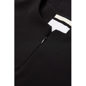 Solid color polo shirt without zipper