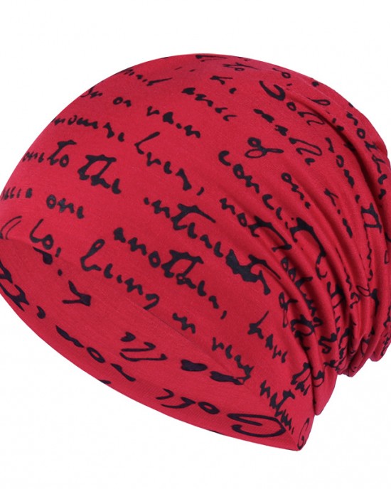 Hip Hop Text Graffiti Knitted Hat