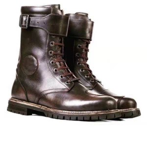 Vintage Casual Round Tie Leather Boots