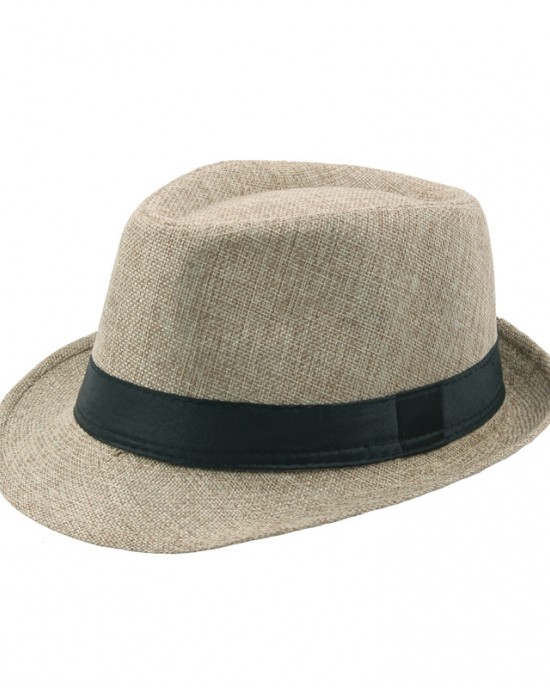 Men's Outdoor Retro Casual Jazz Hat Straw Hat