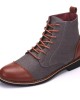 Men's Casual Fashion Lace-Up Waterproof Boots