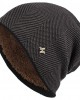 Men's Fleece H Iron Standard Pullover Knitted Wool Hat