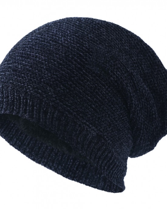 Men's Outdoor Ear Protection Fleece Warm Wool Hat