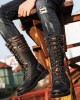 Men's Lace-up High-top Combat Boots