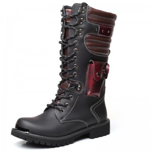 Men's Lace-up High-top Combat Boots