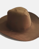 Men's Wide Brim Suede Western Rope Rider Cowboy Hat