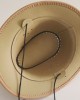 Men's Wide Brim Suede Western Rope Rider Cowboy Hat