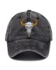 Bull Skull Cowboy Sun Hat