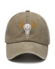 Bull Skull Cowboy Sun Hat