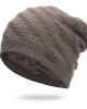 Men's Fleece Ear Defenders Knitted Hat