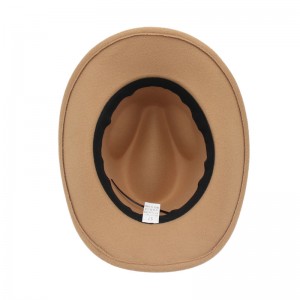 Western Ethnic Cowboy Bull Head Felt Hat