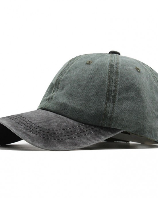 Men's Retro Contrast Wash Sun Hat