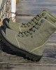 Men's Outdoor High Top Tactical Hiking Canvas Shoes