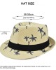 Men's Outdoor Coconut Tree Print Casual Beach Sun Hat